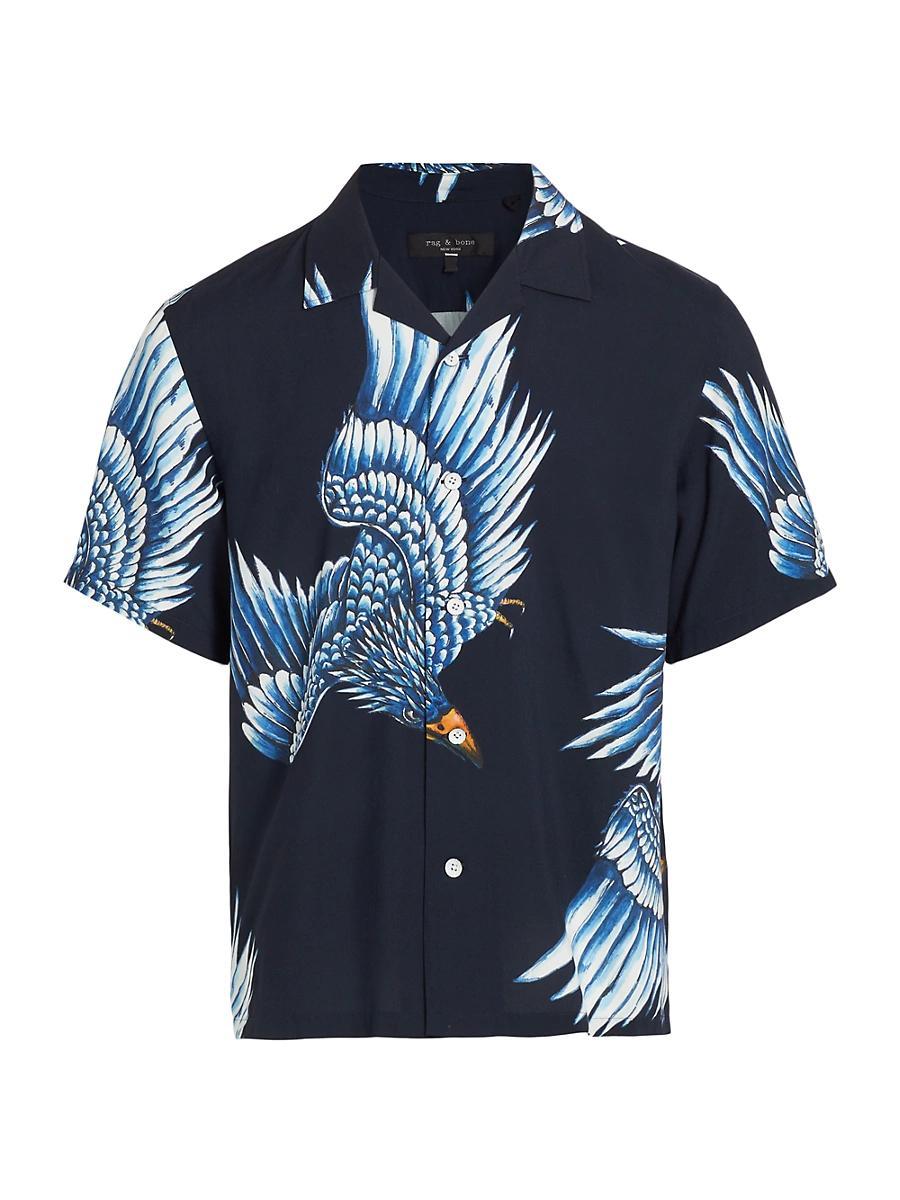 Mens Avery Printed Camp Shirt Product Image