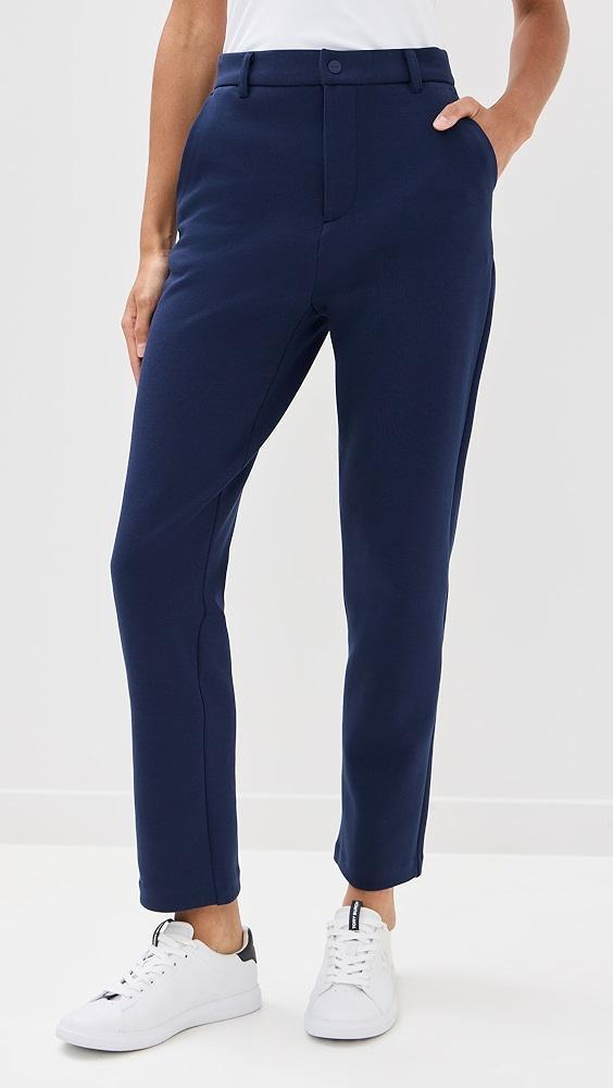 RLX Ralph Lauren Double Knit Tech Pleated Active Trousers | Shopbop Product Image