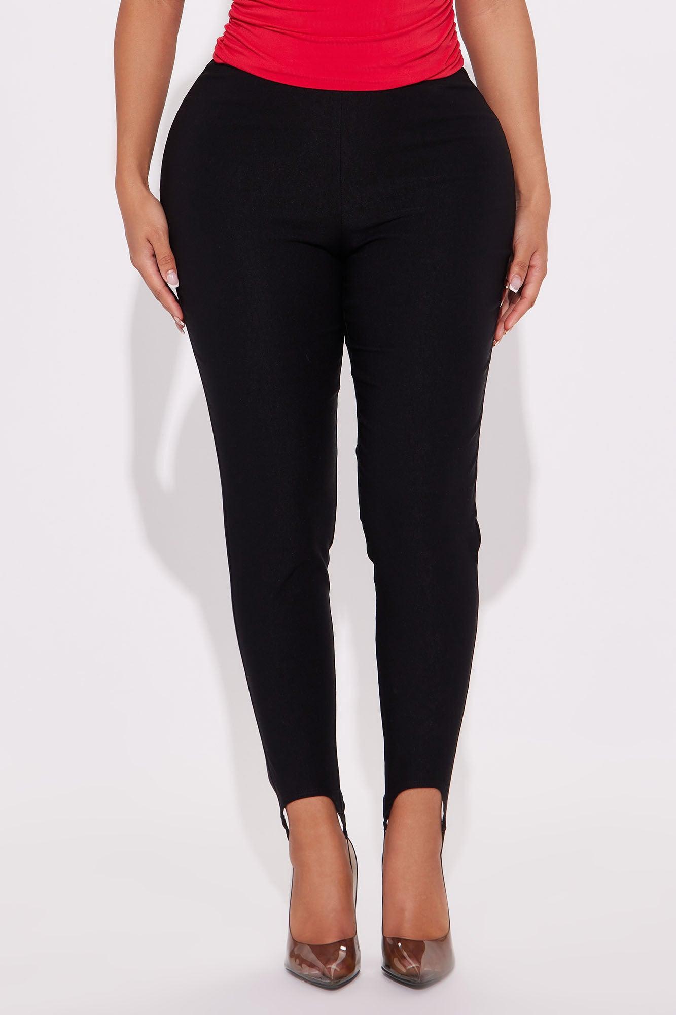 Grab A Drink Stirrup Pant - Black Product Image