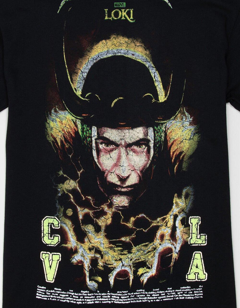 CVLA x Marvel Villains Loki Mens Tee - BLACK Product Image