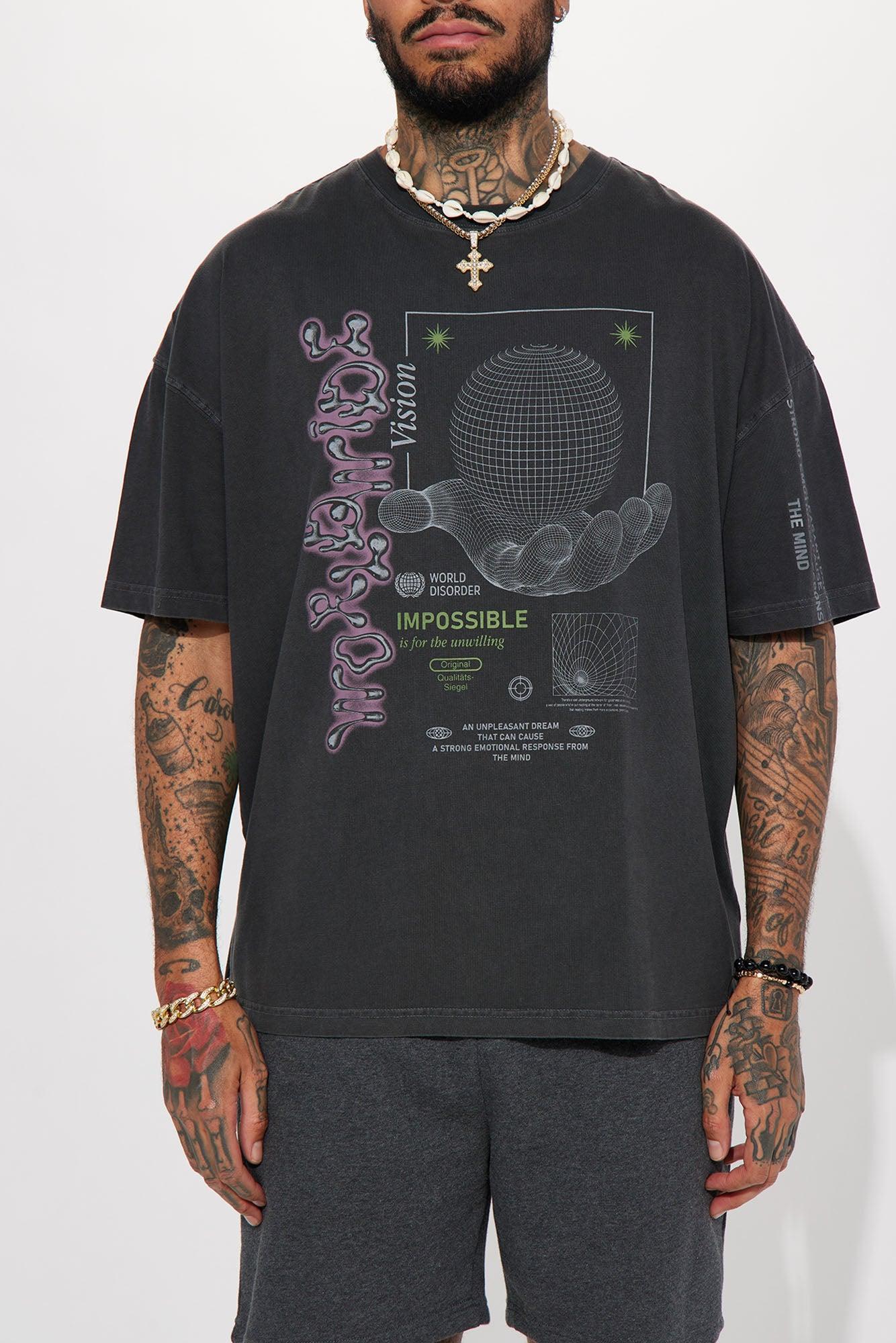 Worldwide Oversized Short Sleeve Tee - Black Product Image