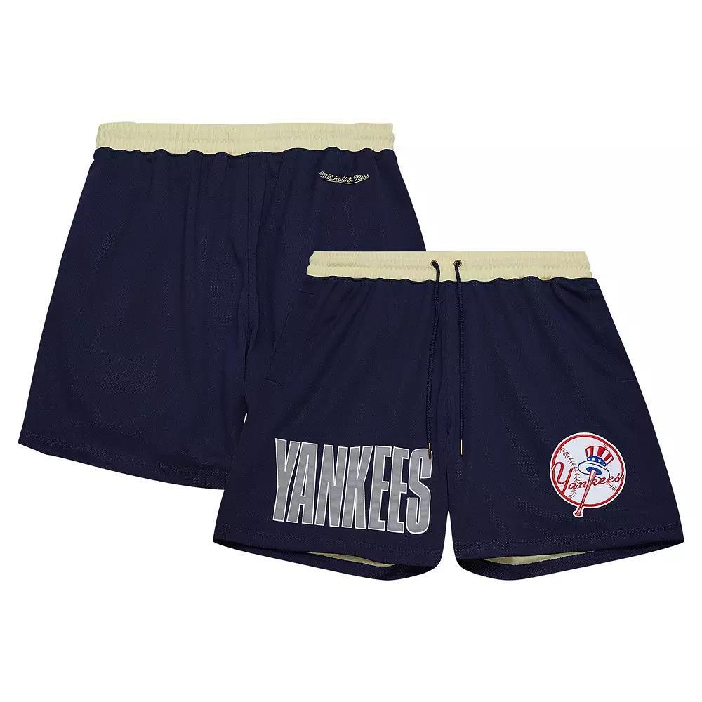 Men's Mitchell & Ness Navy New York Yankees OG 2.0 Fashion Shorts, Size: XL, Blue Product Image