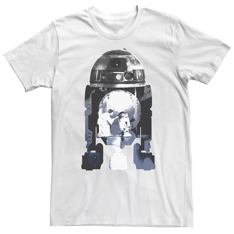 Big & Tall Star Wars R2D2 Holo Projector Tee, Mens Product Image