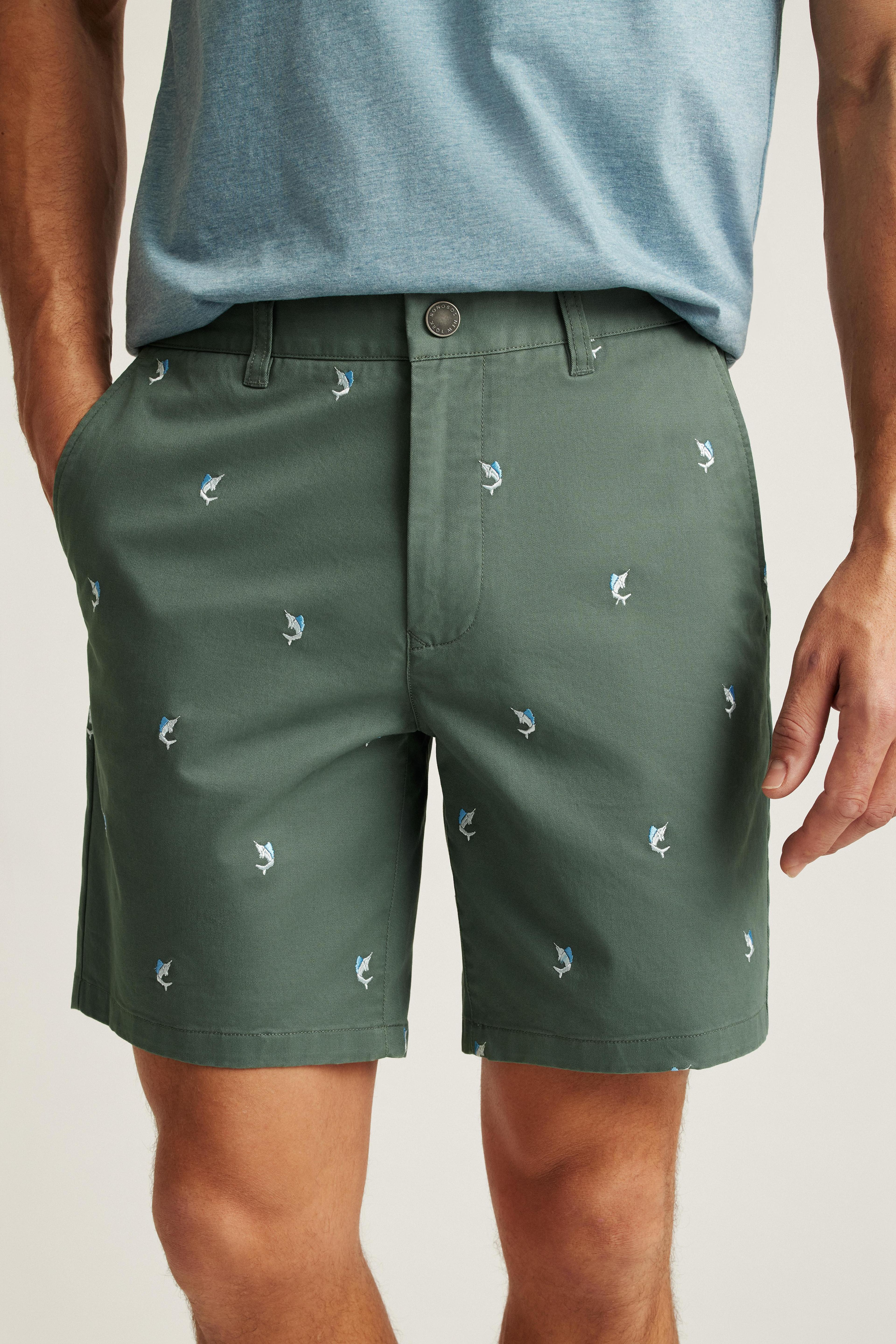 The Embroidered Chino Short Product Image