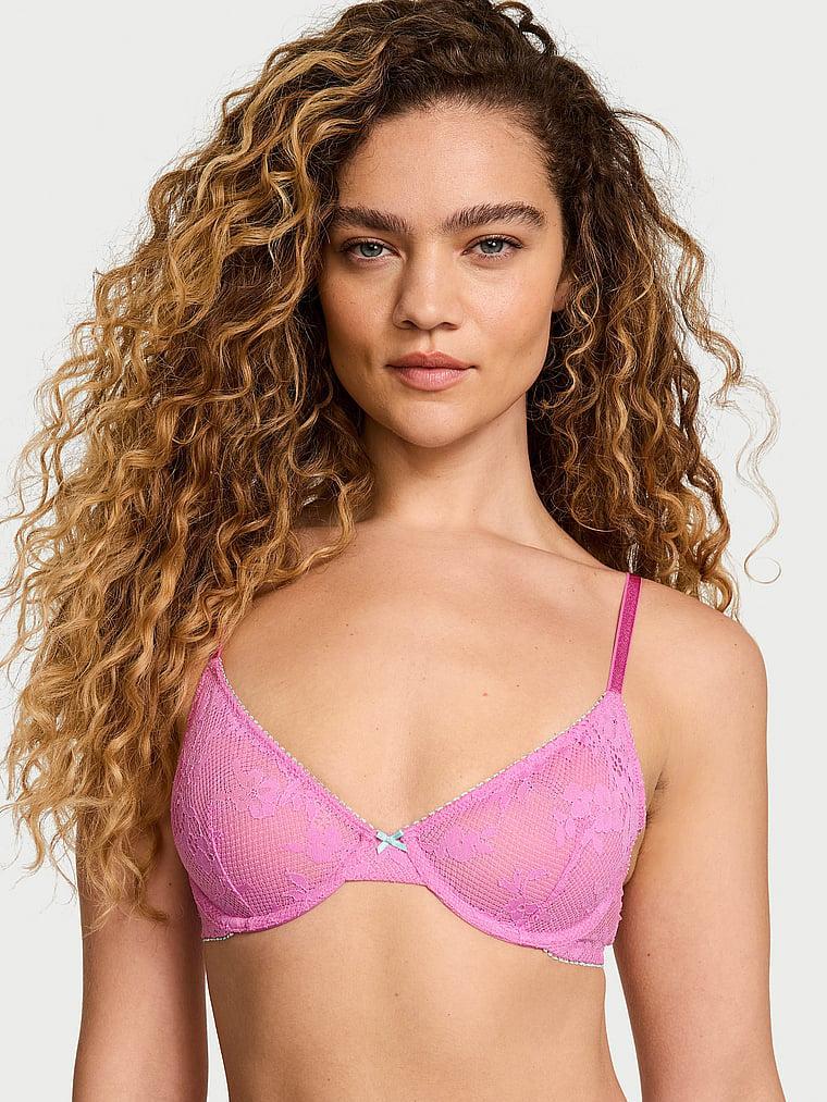 Tease Lace Unlined Demi Bra Product Image