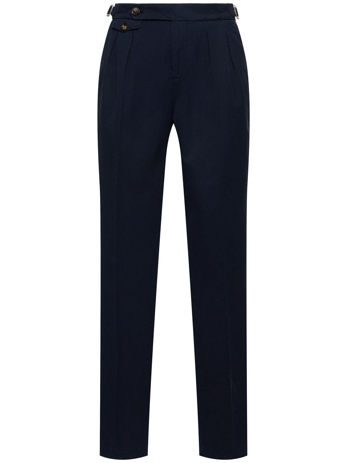 BRUNELLO CUCINELLI Trousers In Blue Product Image