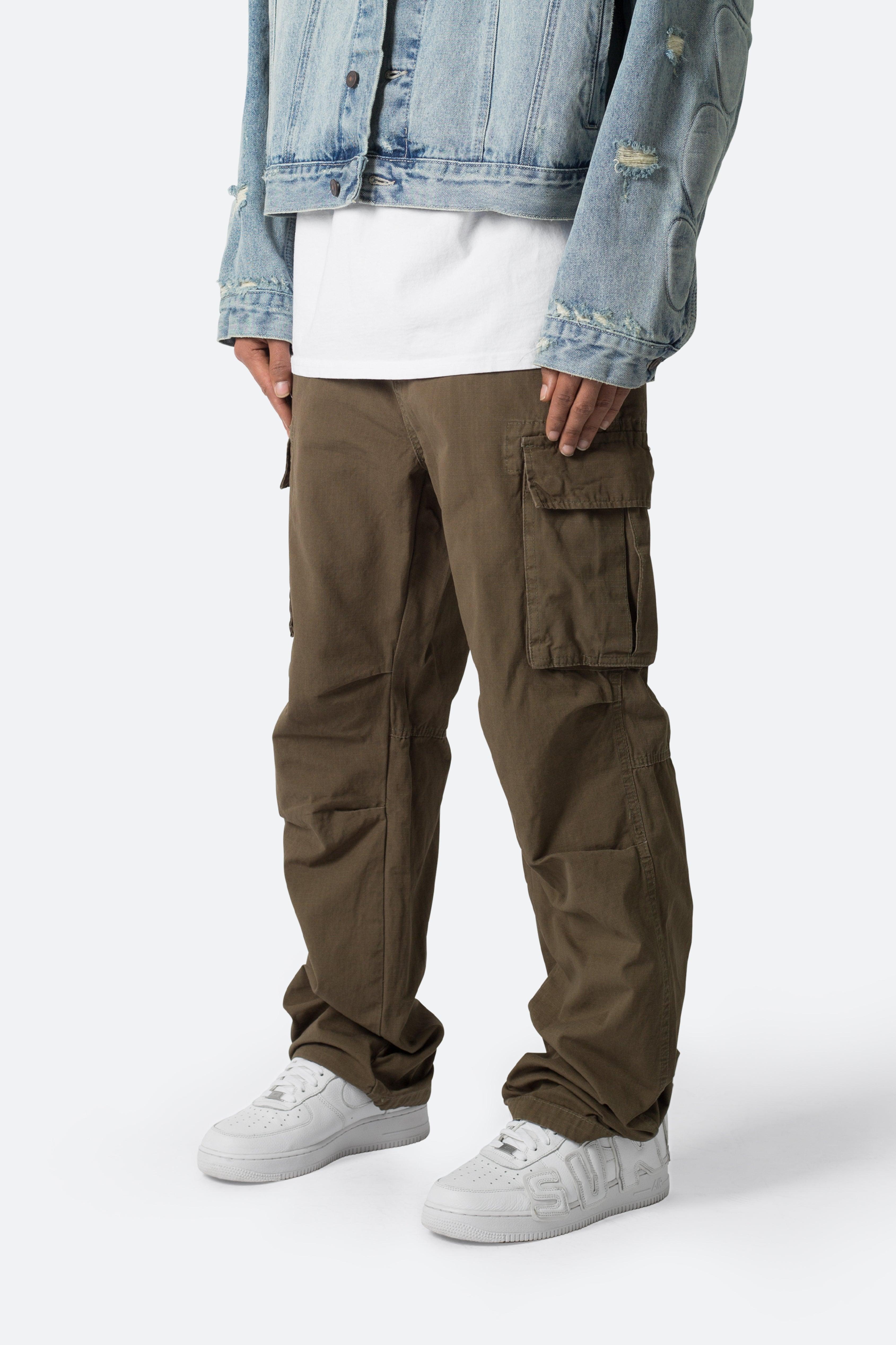 Ultra Baggy Vintage Cargo Pants - Olive Product Image