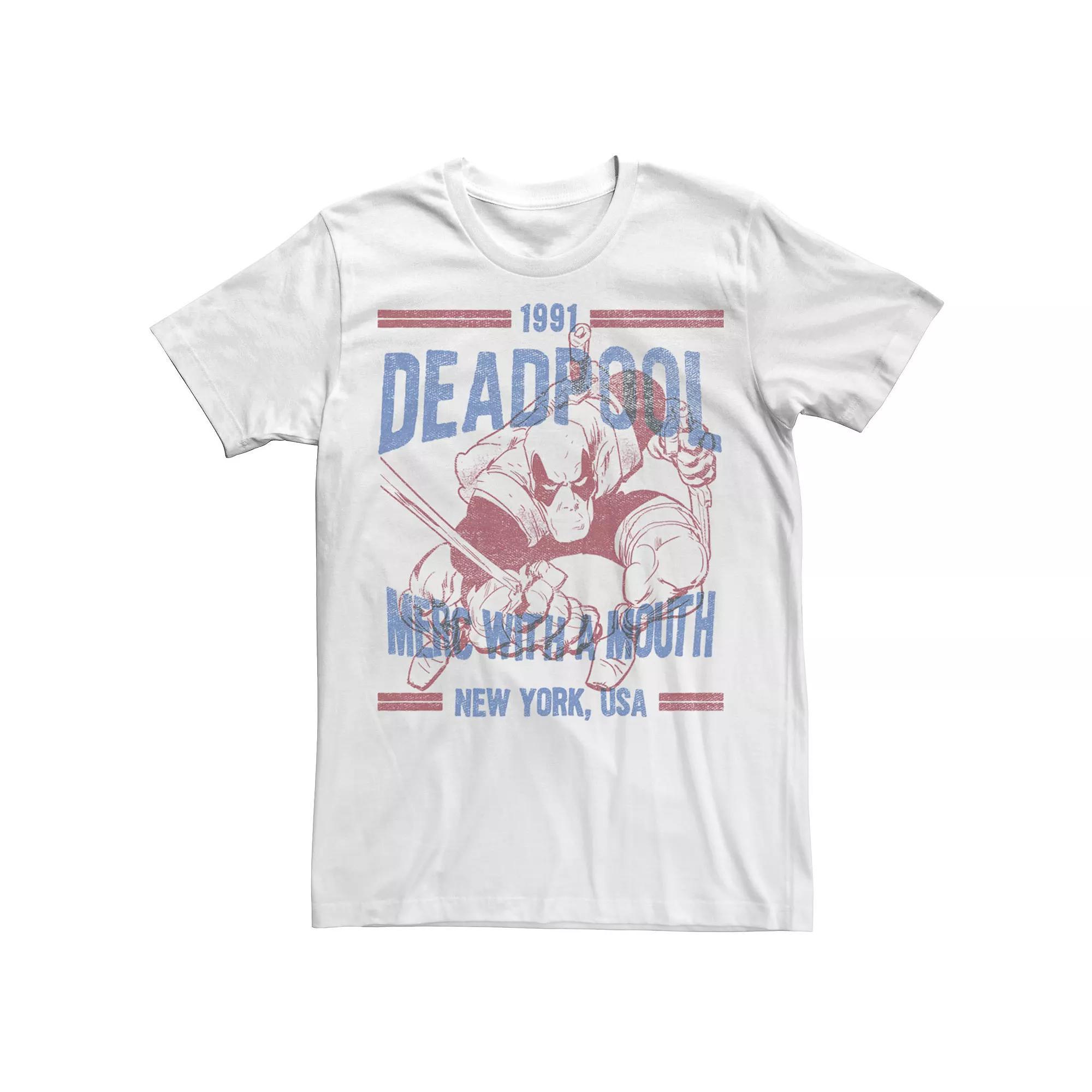 Men's Marvel Deadpool Est. 1991 Merc With A Mouth Tee,  Product Image