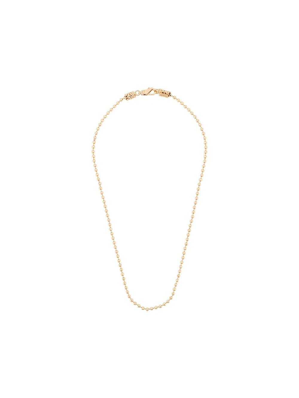 EMANUELE BICOCCHI Beaded Chain Necklace In Gold Product Image