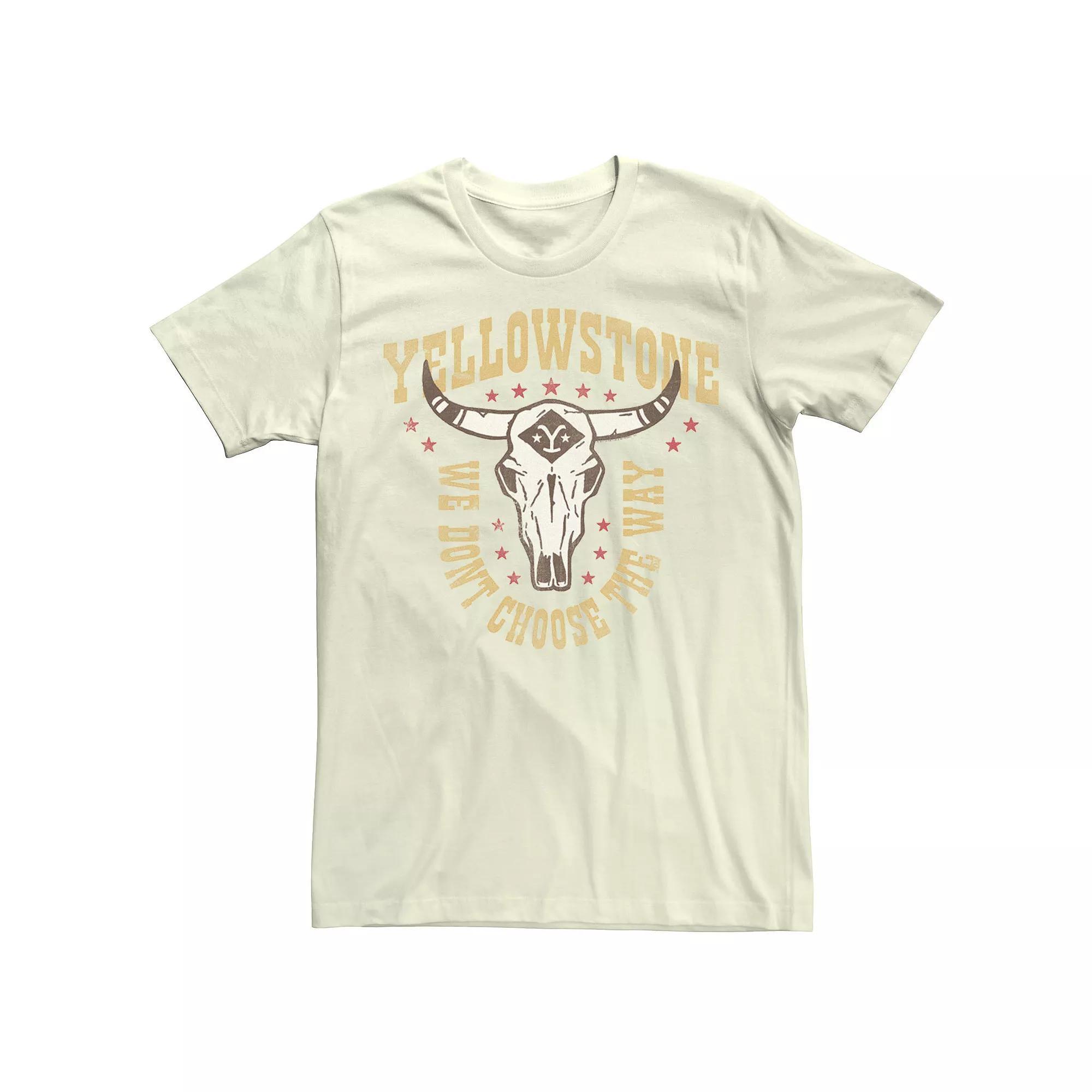 Men's Yellowstone We Don't Choose The Way Tee, Size: Medium, Natural Product Image