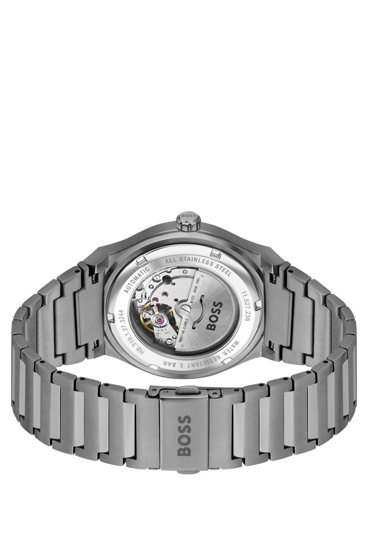 BOSS - Blue-dial watch with Japanese automatic movement Product Image