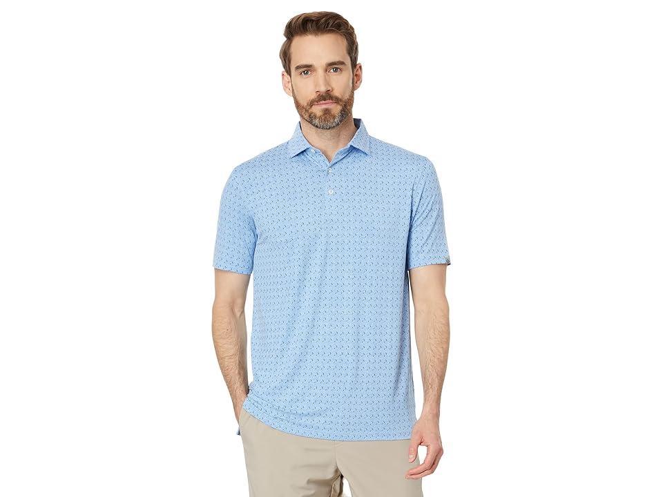 tasc Performance Cloud Polo - Droplets (Polar Heather Droplets) Men's Clothing Product Image