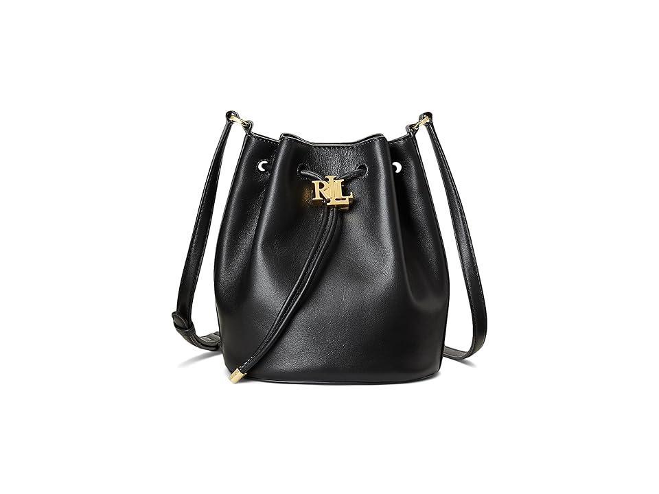 Womens Smooth Leather Medium Andie Drawstring Bag Product Image