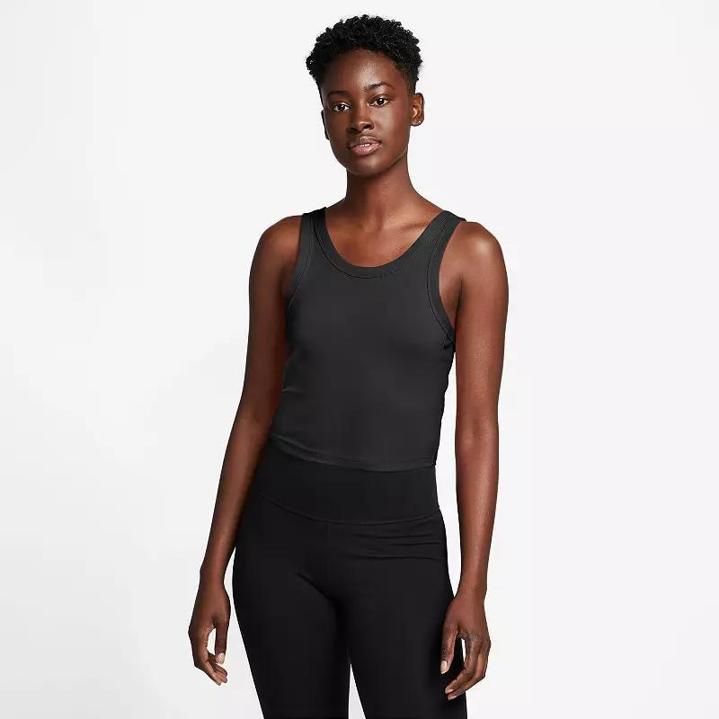 Nike One Fitted Women's Dri-FIT Strappy Cropped Tank Top Product Image