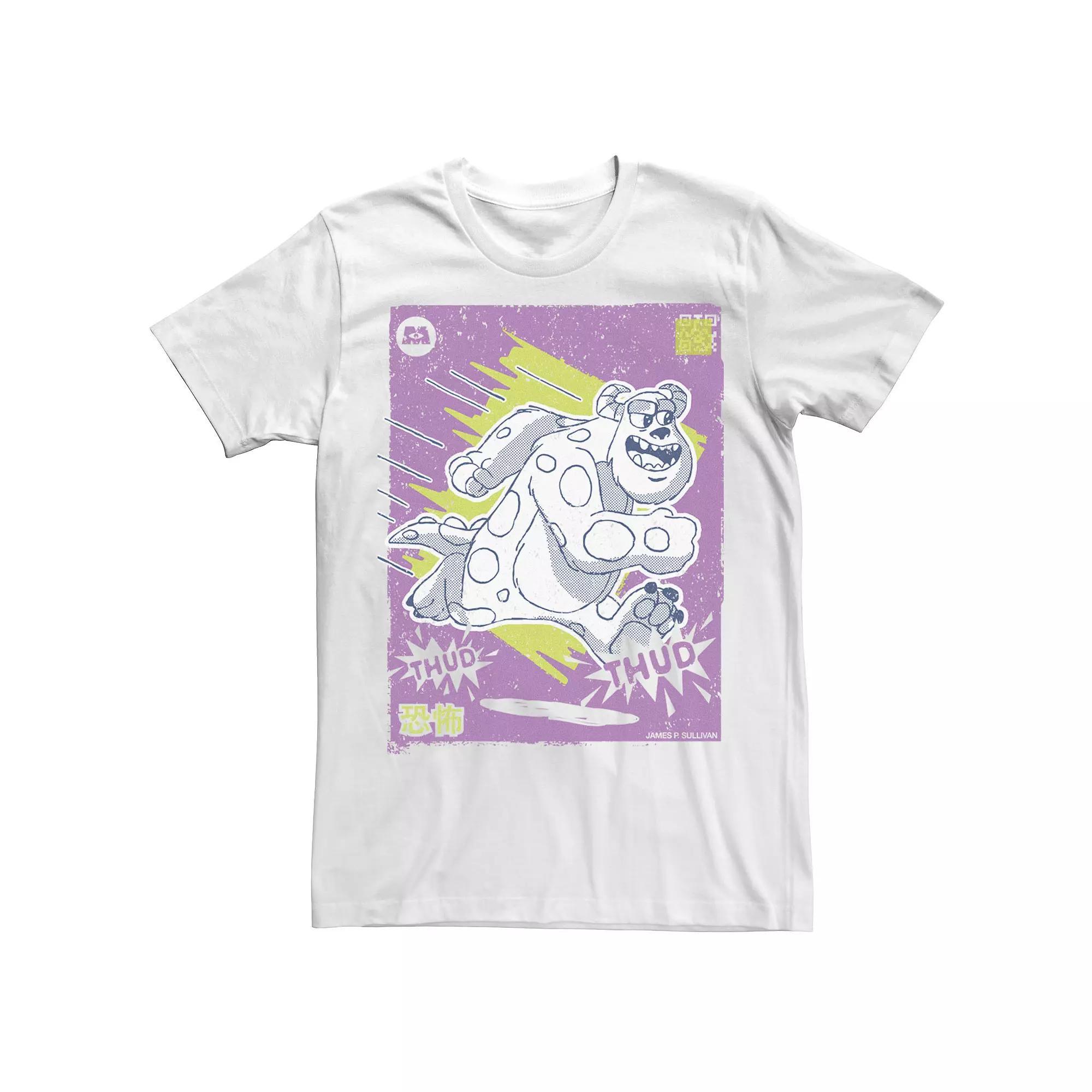 Disney / Pixar's Monsters, Inc. Sulley Men's Kanji Poster Tee,  Product Image