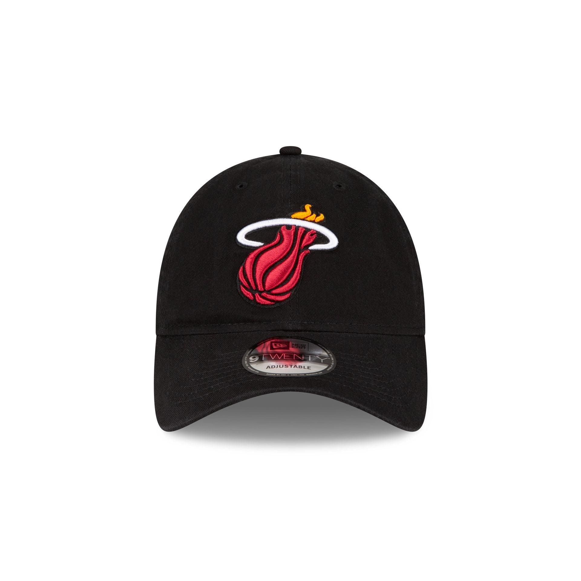 Miami Heat Core Classic Black 9TWENTY Adjustable Hat Male Product Image