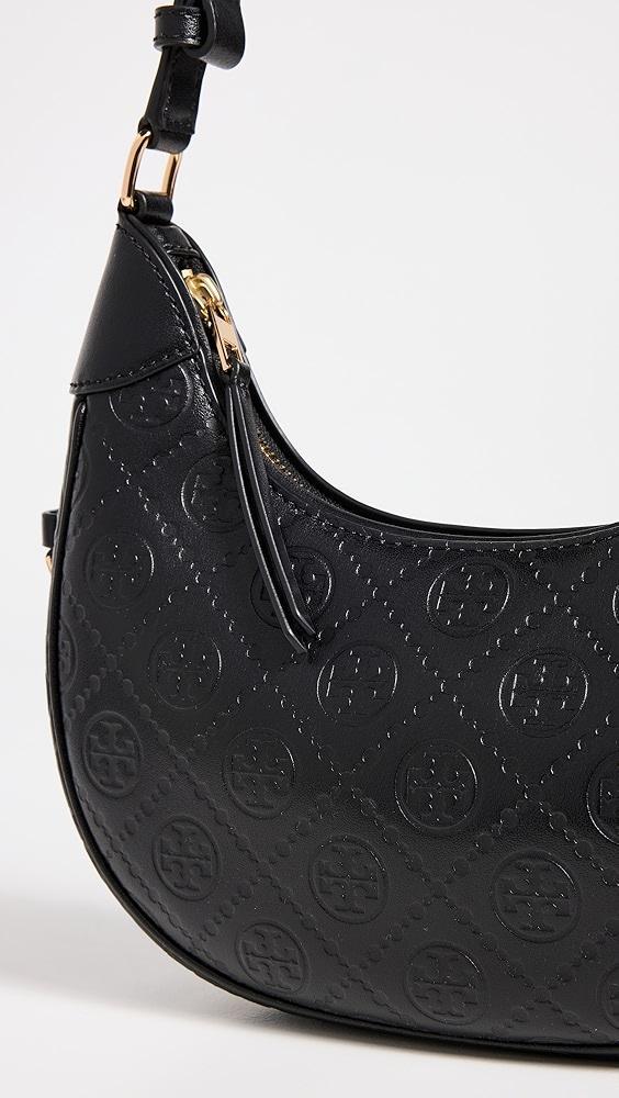 Tory Burch T Monogram Debossed Crescent Bag | Shopbop Product Image