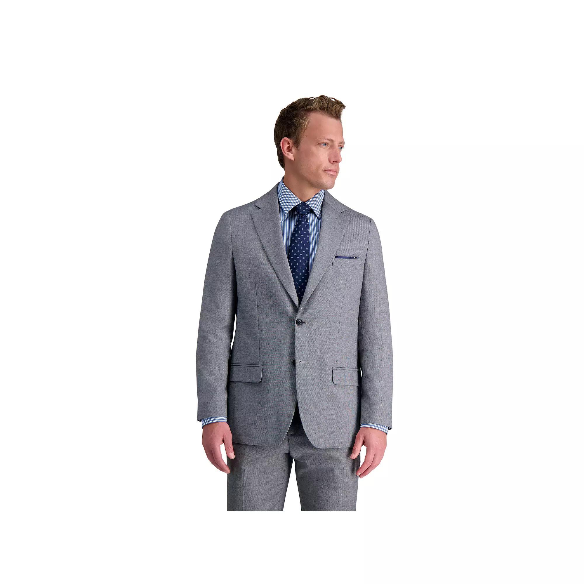 Men's J.M. Haggar™ Tailored Fit Micro Dobby Suit Separate Jacket,  Product Image