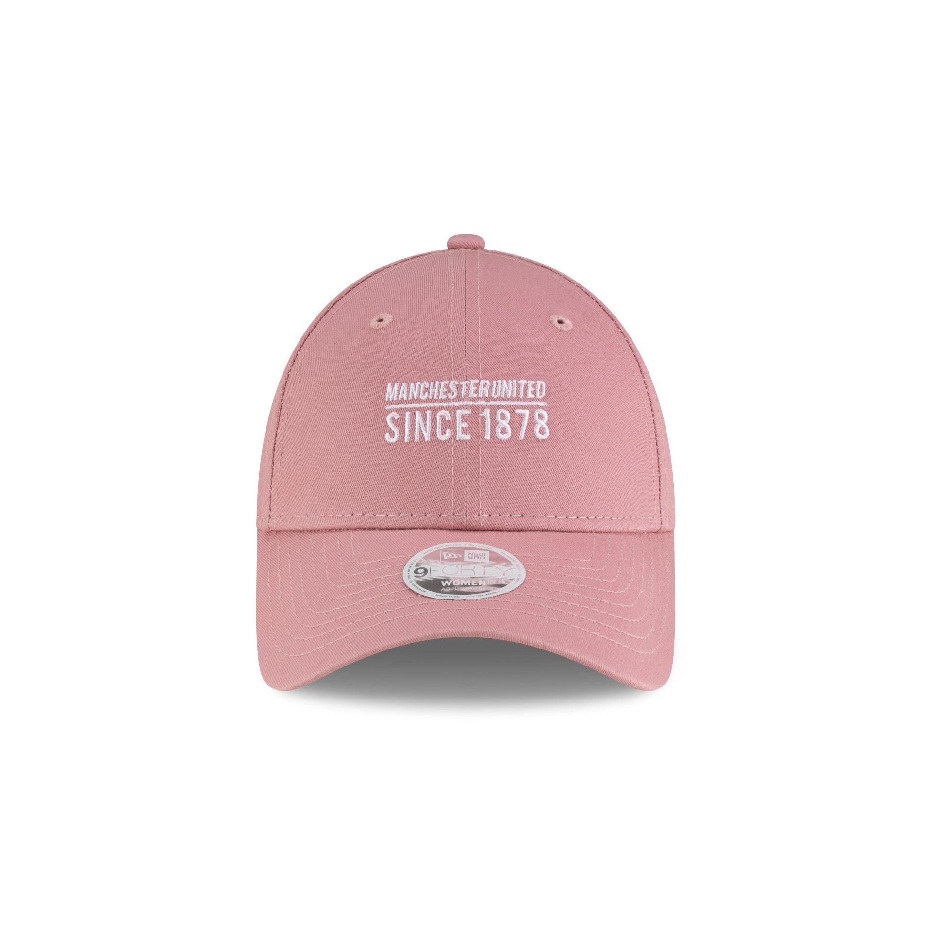 Manchester United FC Seasonal Pink Women's 9FORTY Adjustable Hat Female Product Image