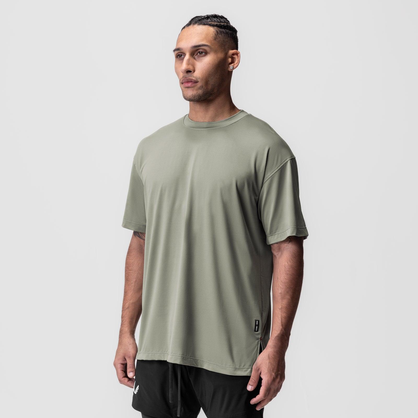 0822. AeroSilver® Oversized Tee - Sage Product Image