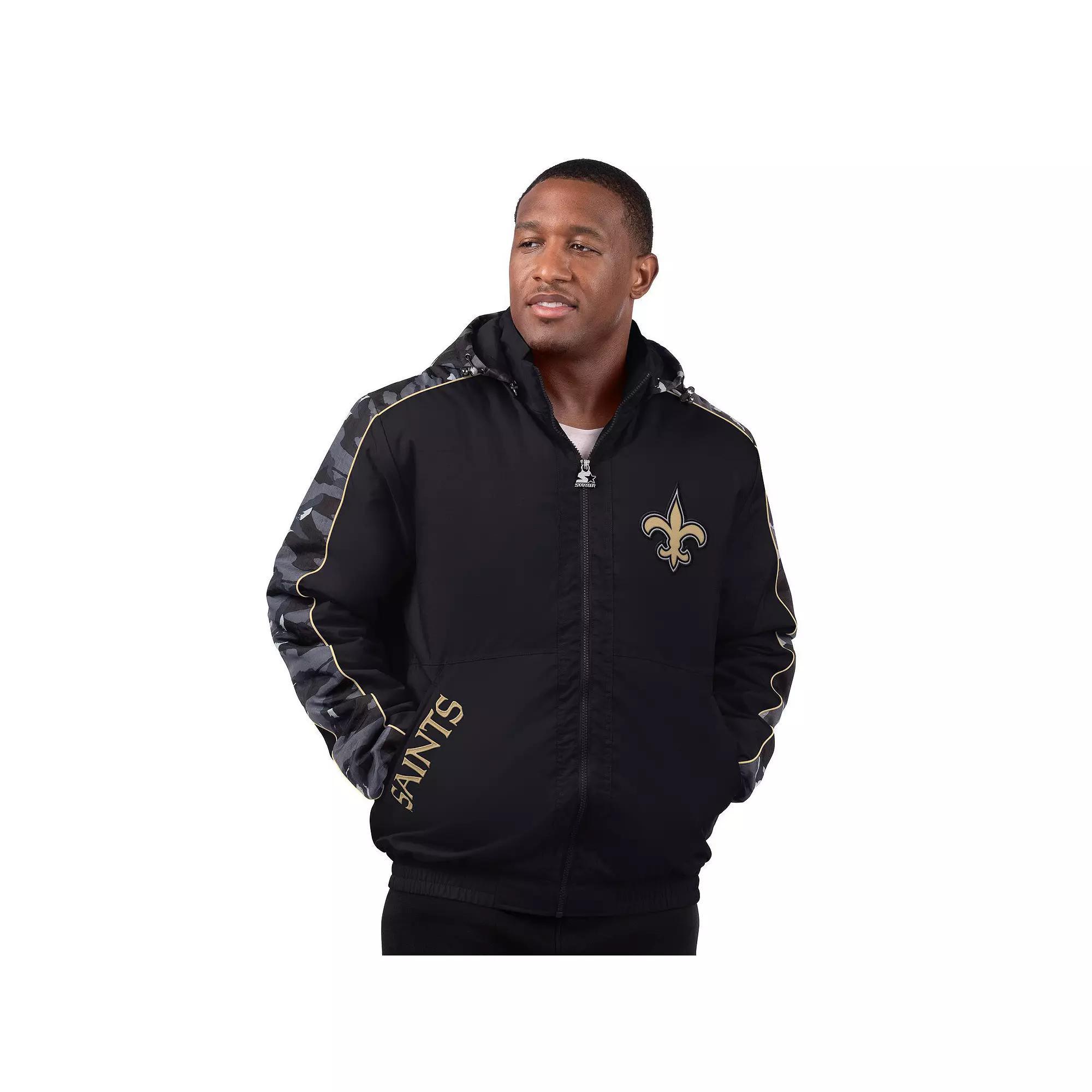 Men's Starter Navy Dallas Cowboys Thursday Night Gridiron Full-Zip Jacket,  Product Image