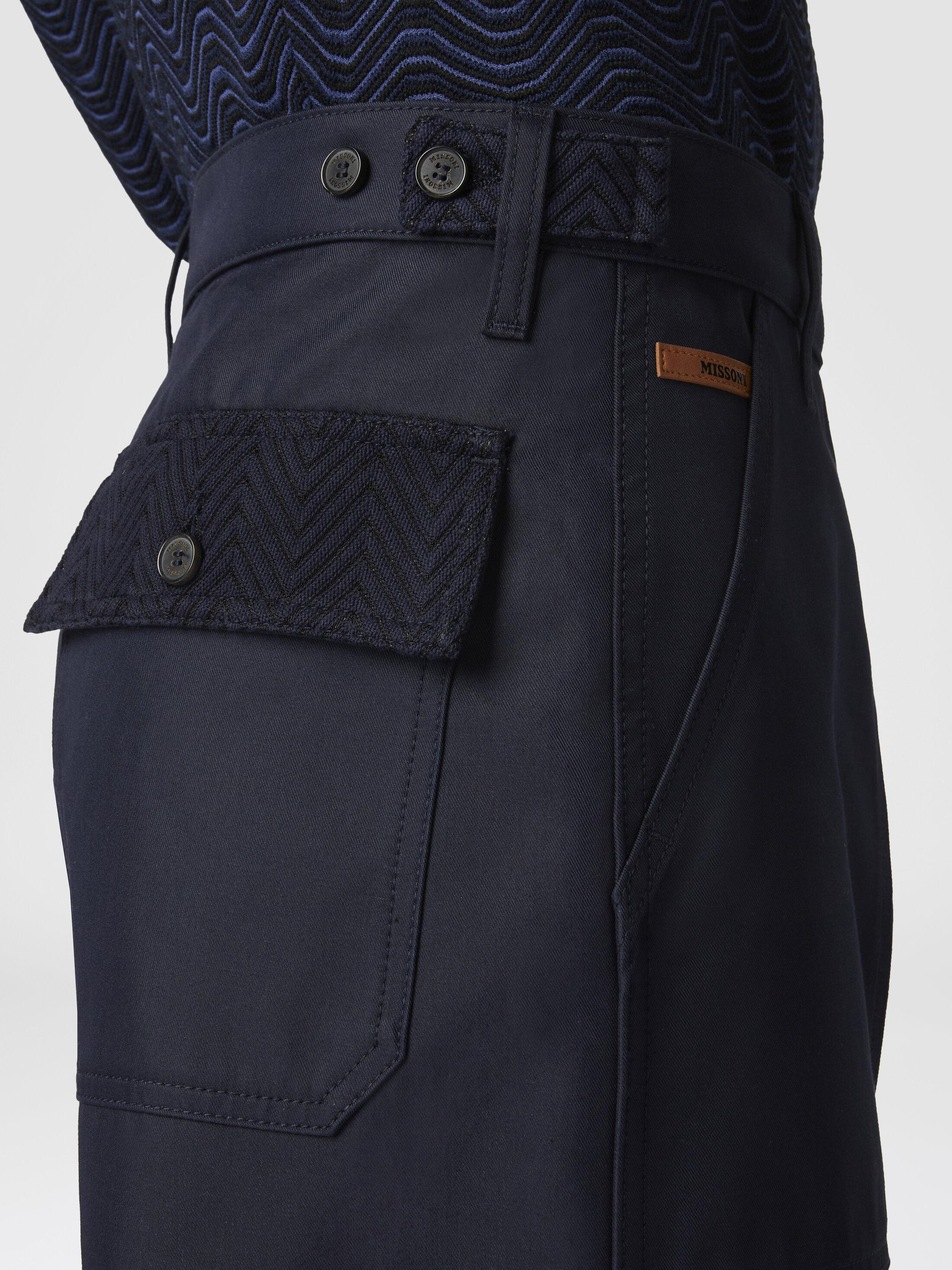 Cotton-blend drill cargo pants Product Image