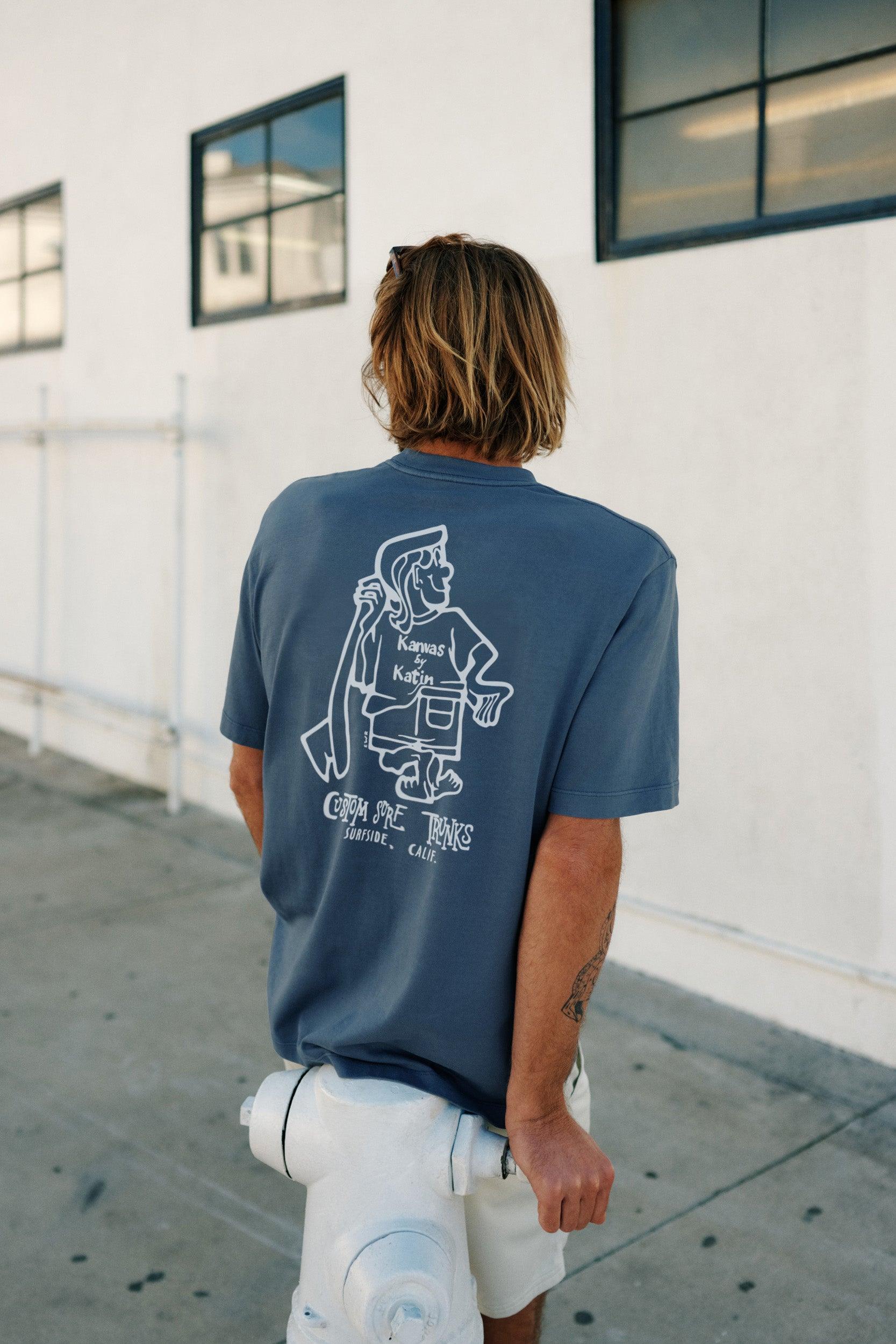 K-MAN BOX FIT TEE - BLACK WASH PIGMENT DYE / M Product Image