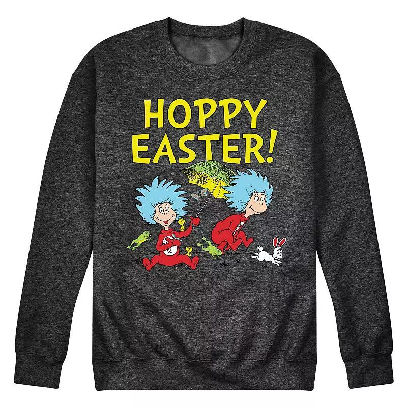 Mens Dr. Seuss Hoppy Easter Sweatshirt Blue Product Image