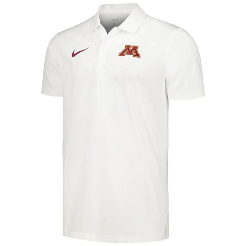 NIKE White Minnesota Golden Gophers Sideline Polo Product Image