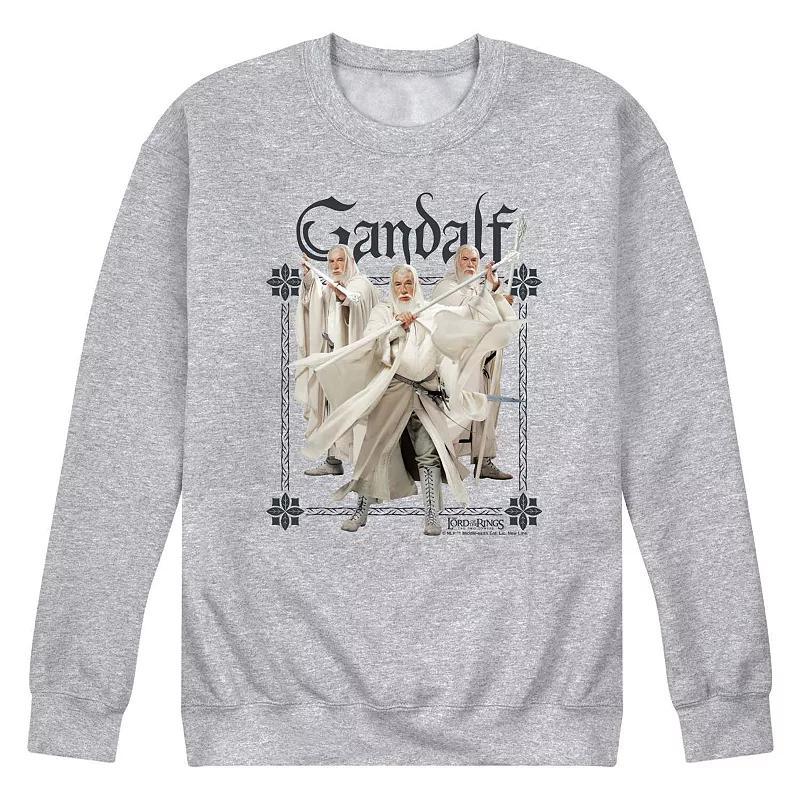 Mens Lord Of The Rings Gandalf The White Fleece Sweatshirt Pink Product Image