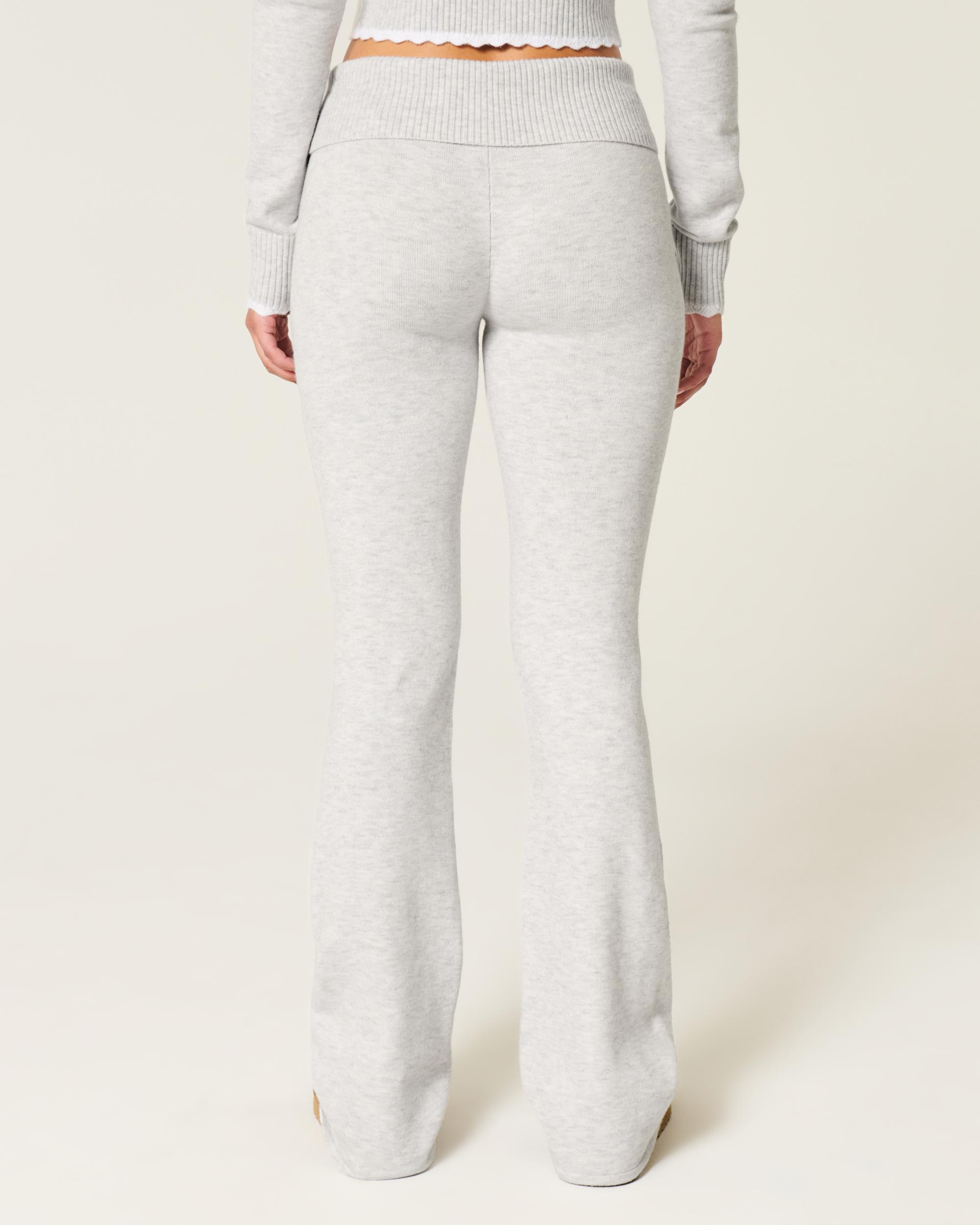 Gilly Hicks Sweater-Knit Foldover Boot Pants Product Image