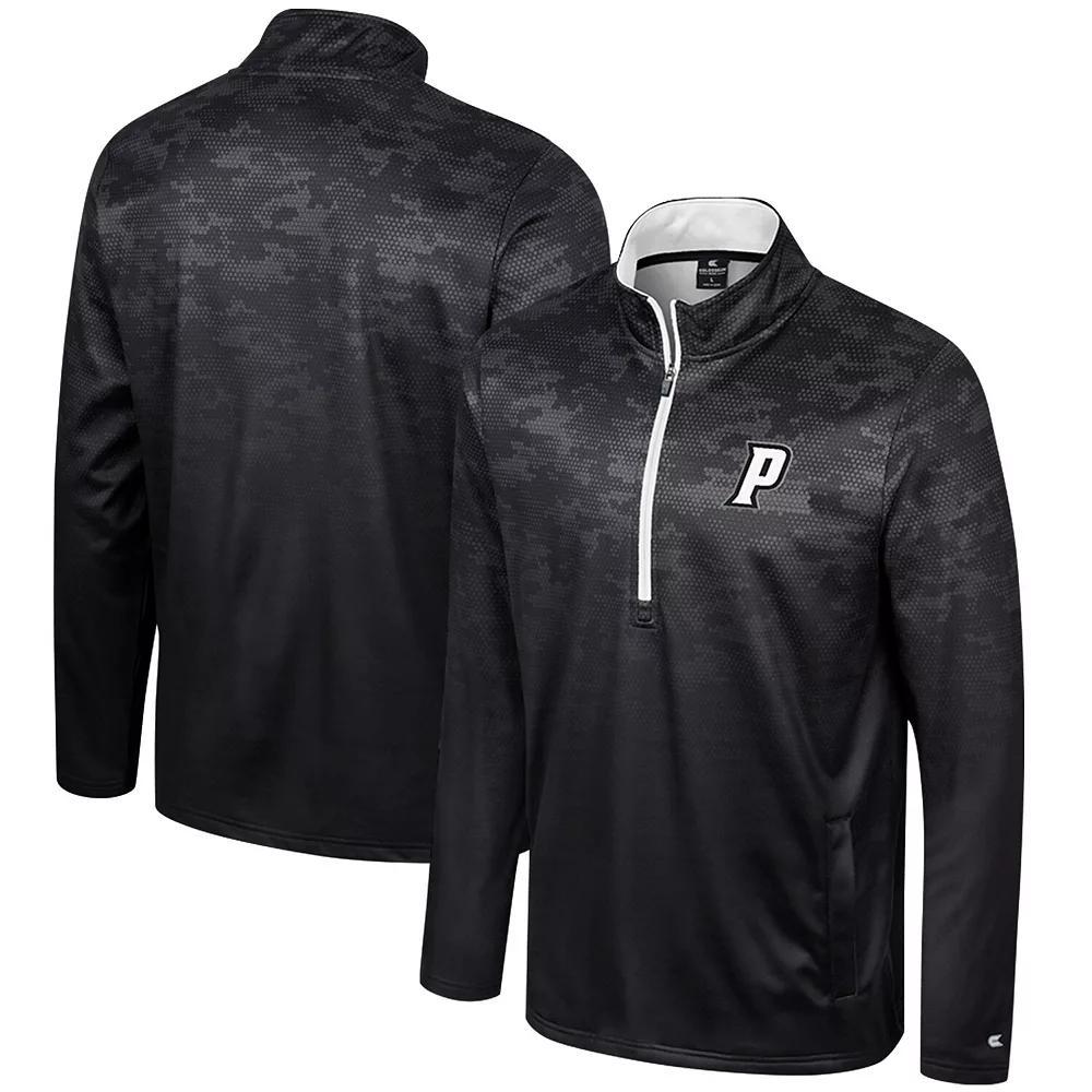 Men's Colosseum Black Providence Friars The Machine Half-Zip Jacket,  Product Image