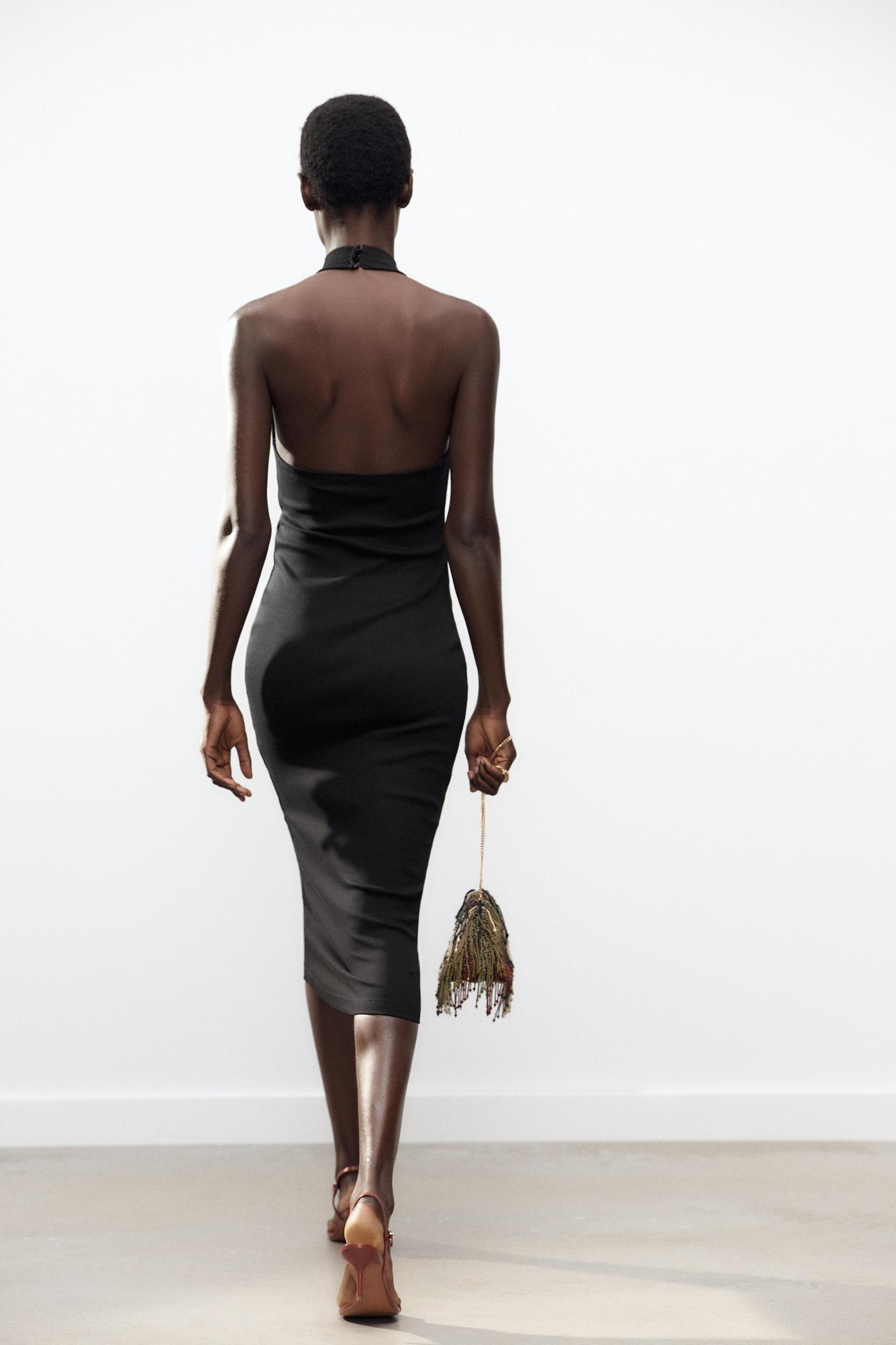 MIDI HALTER DRESS Product Image