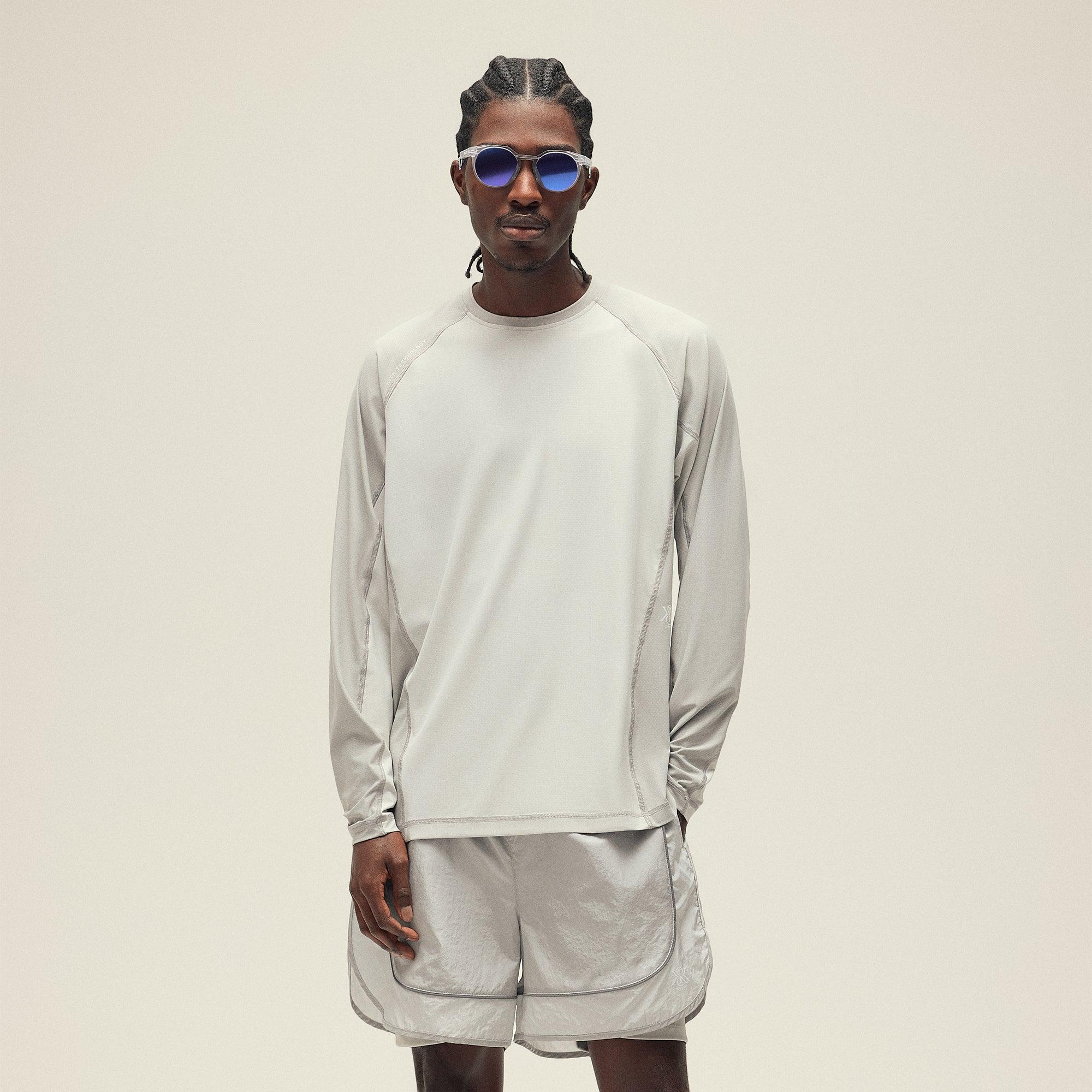 Kith Panelled Donovan Tee - Tin Male Product Image