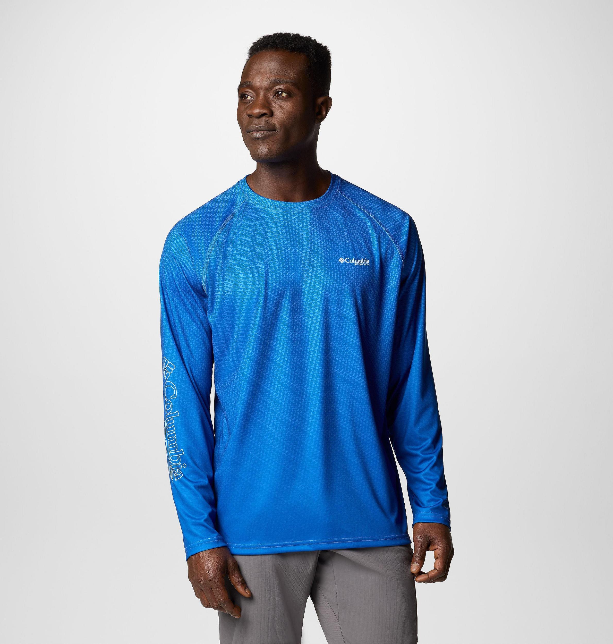 Columbia Mens PFG Super Terminal Tackle Super Fade Long Sleeve Shirt- Product Image
