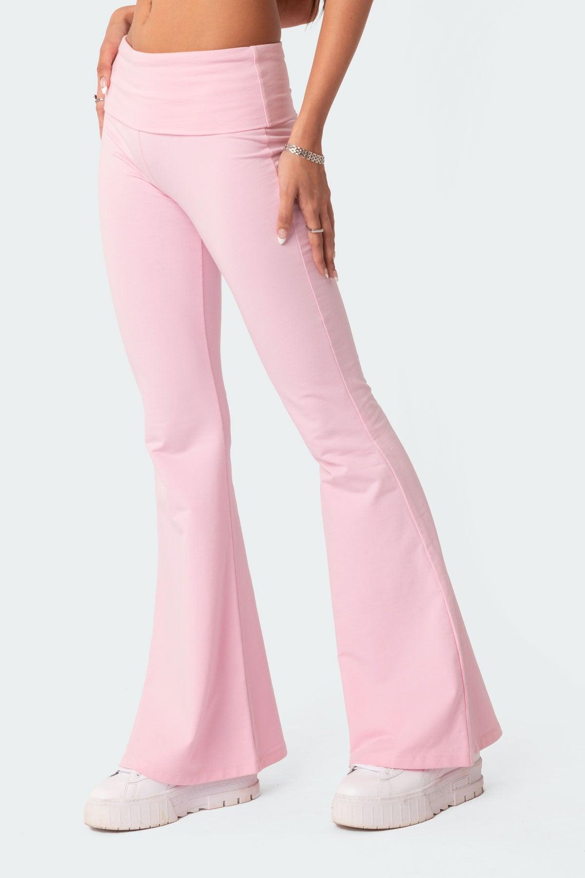 Naomi Fold Over Flared Leggings Product Image