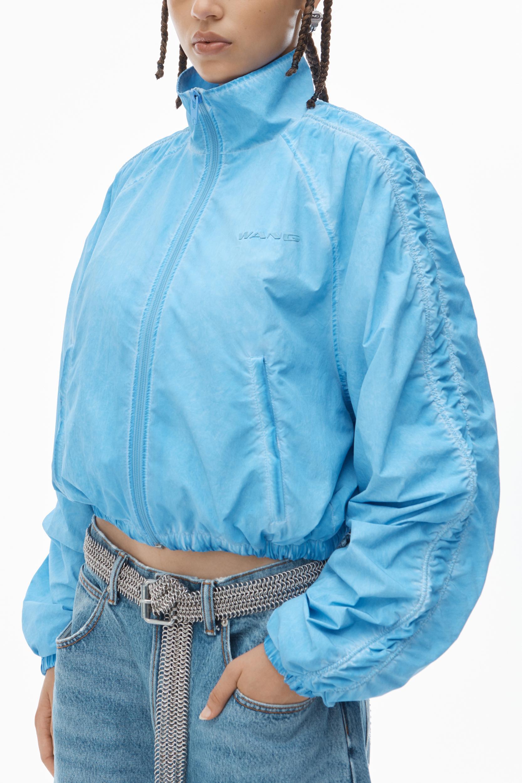 Ruched Track Jacket Product Image