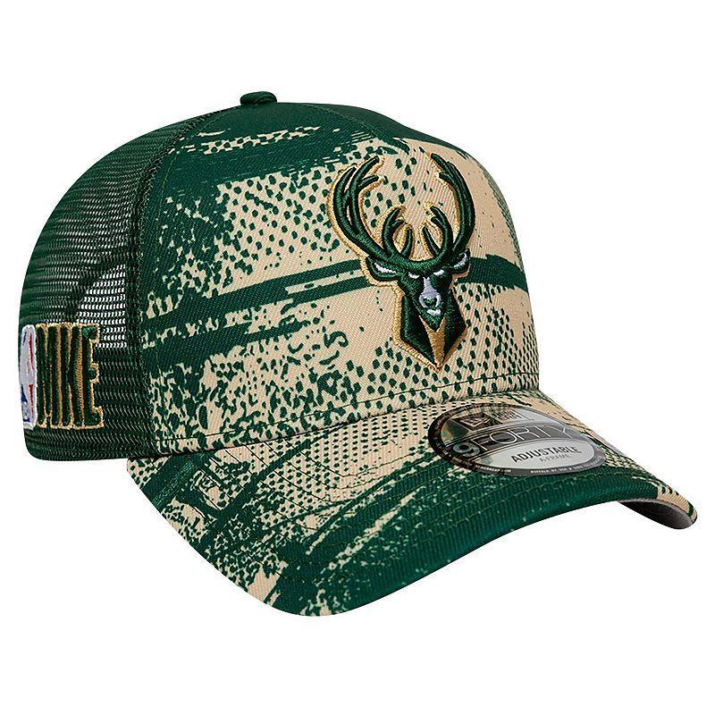 New Era Mens Milwaukee Bucks New Era Bucks A Frame OTC NBA 24 Tip Off Hat - Mens Product Image