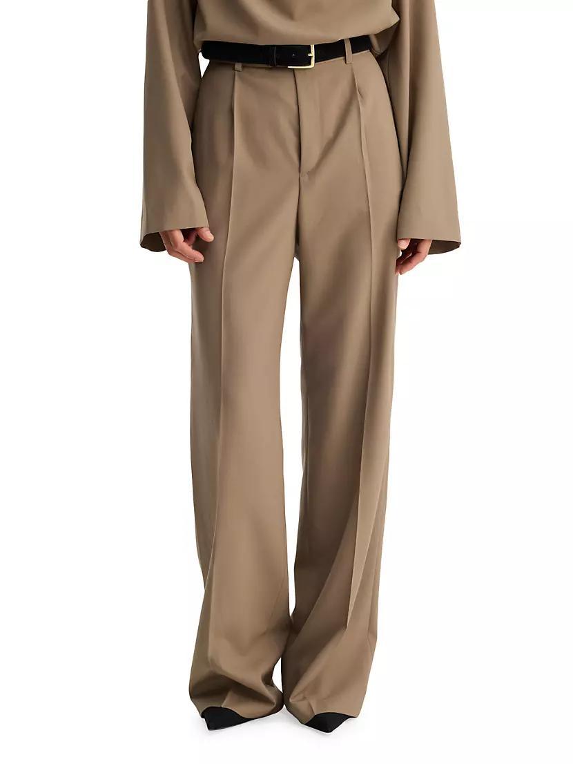 Relaxed Single-Pleated Trousers Product Image