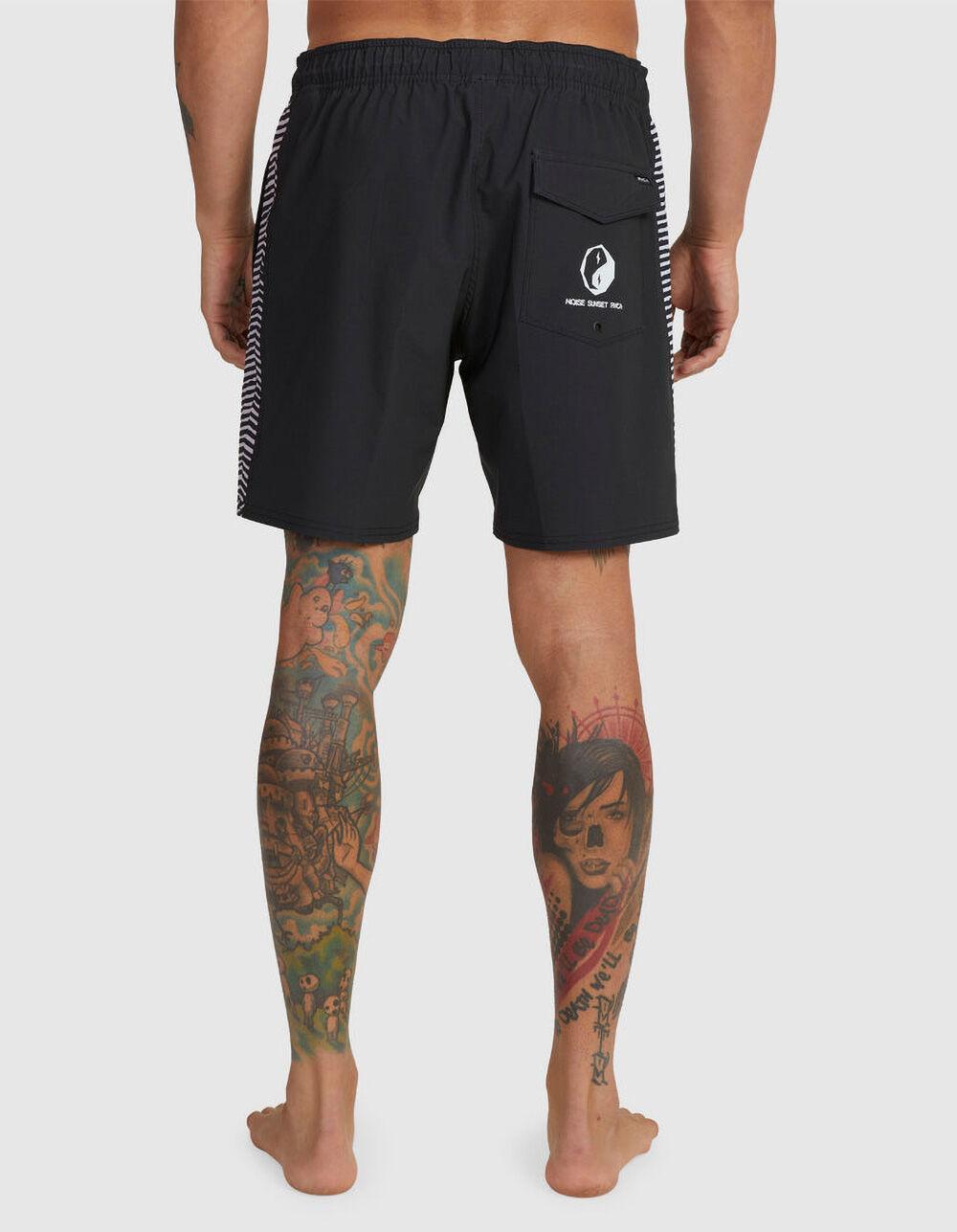 RVCA Noise Mens Volley Shorts - BLACK Product Image