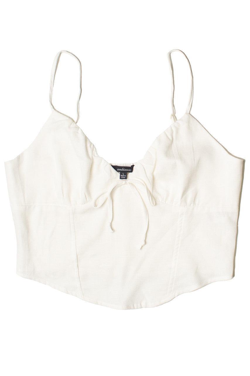 Linen Tie Front Cami Product Image