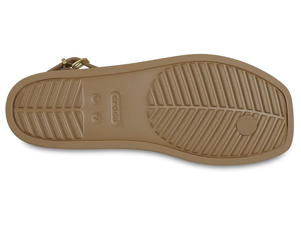 Crocs Miami Thong Sandals (Sepia Metallic) Women's Sandals Product Image