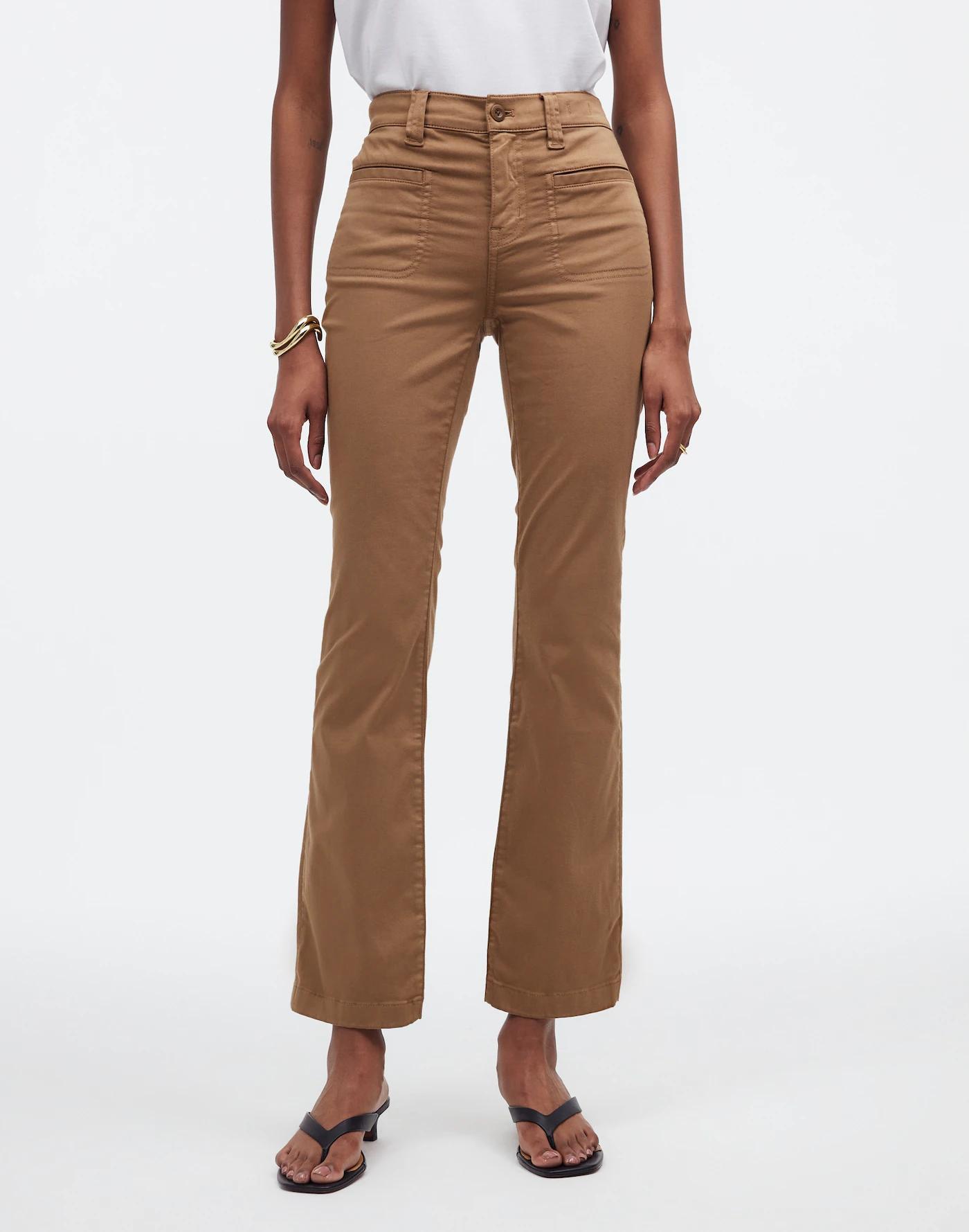 Kick Out Crop Pants in Garment-Dyed Sateen Product Image