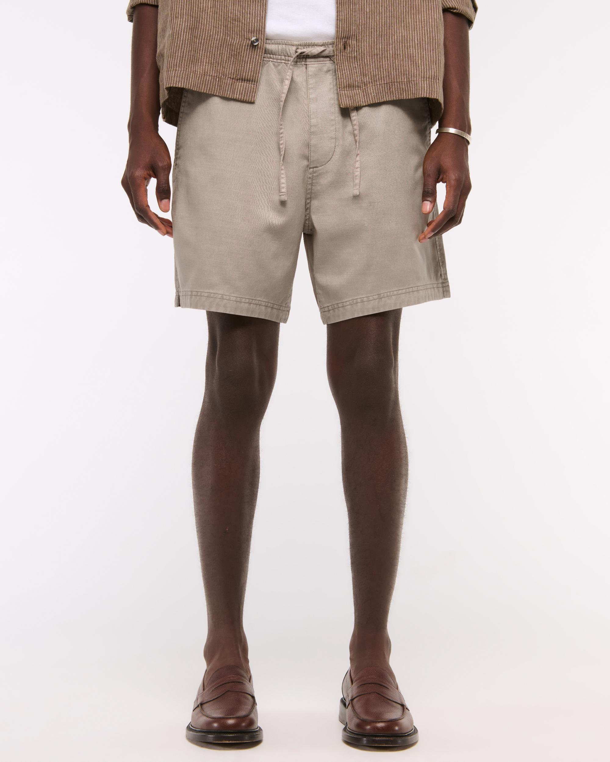 Cotton-Blend Pull-On Short Product Image