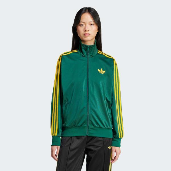 adidas Adicolor Classic Firebird Loose Track Top Black 2XS Womens Product Image