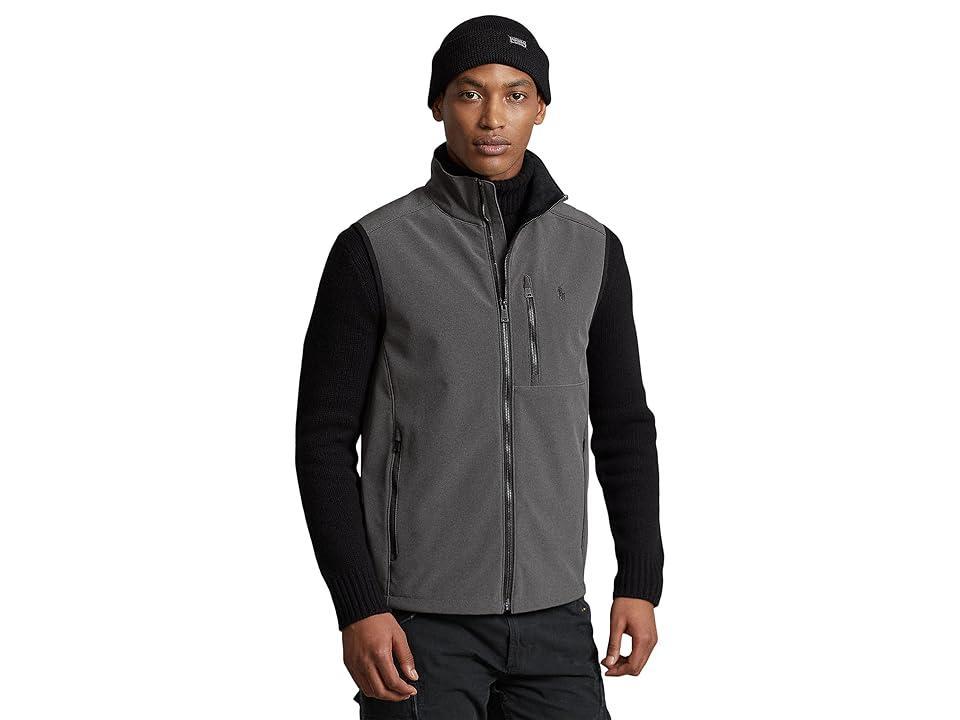 Polo Ralph Lauren Water-Repellant Stretch Softshell Vest (Windsor Heather) Men's Vest Product Image