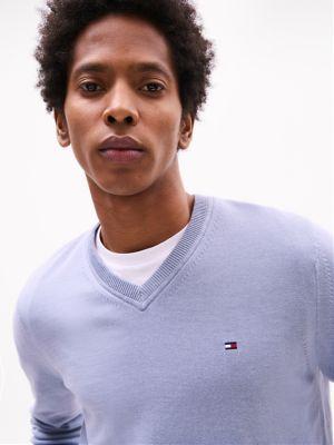 Solid Logo V-Neck Sweater Product Image