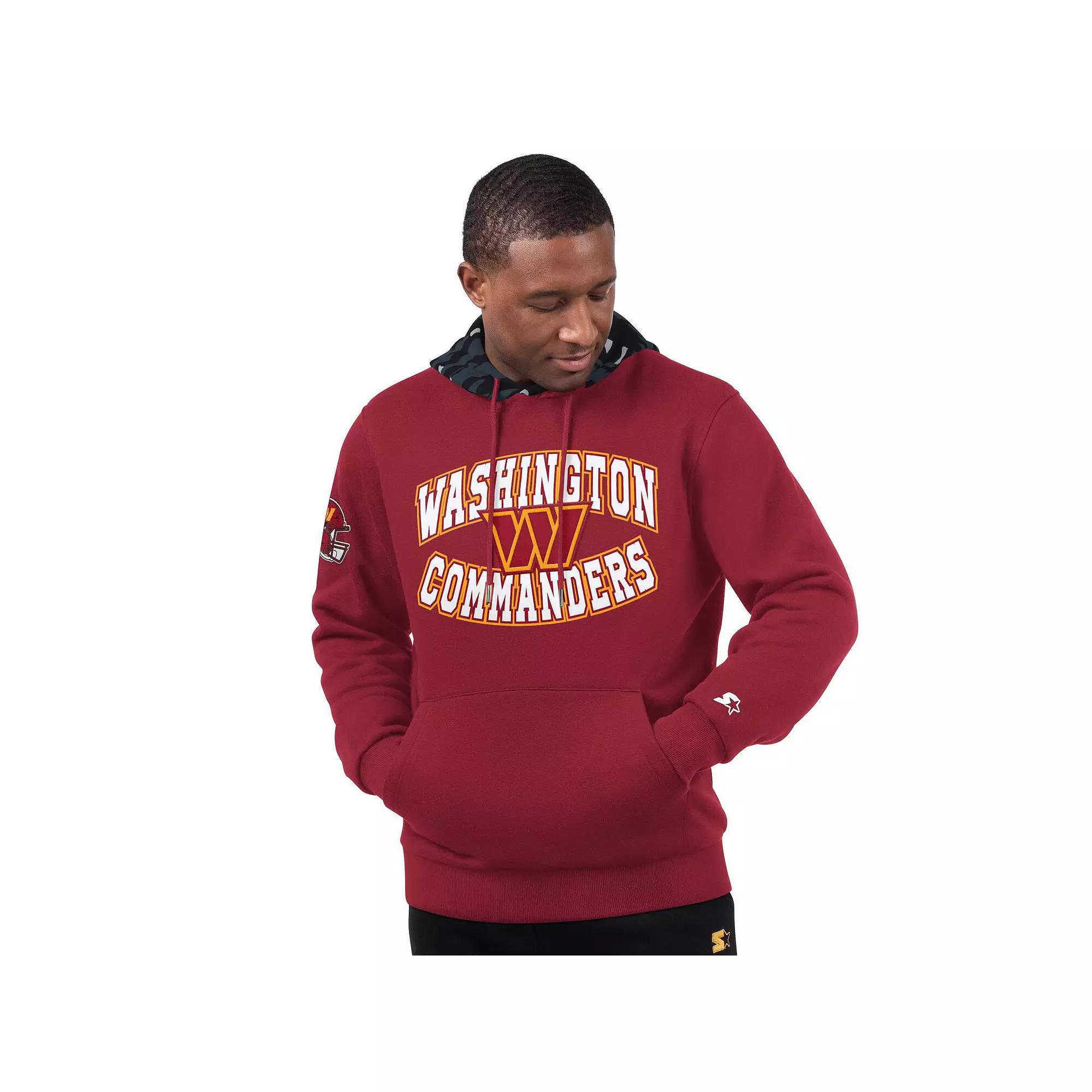 Men's Starter Burgundy Washington Commanders Thursday Night Gridiron Pullover Hoodie, Size: Large, Wft Med Re Product Image
