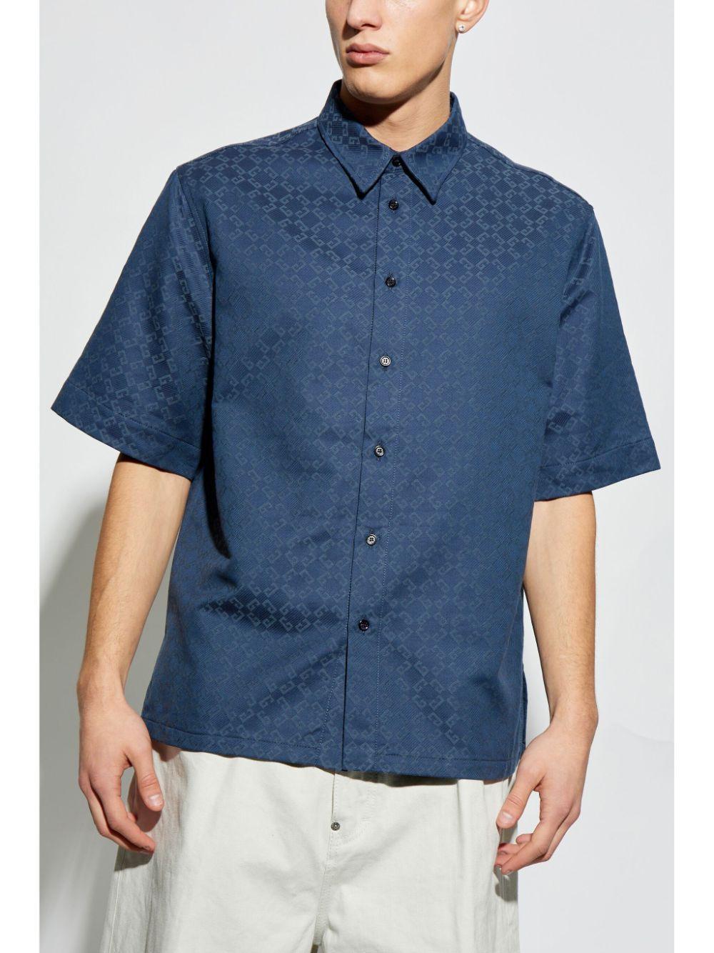 monogram-pattern shirt Product Image