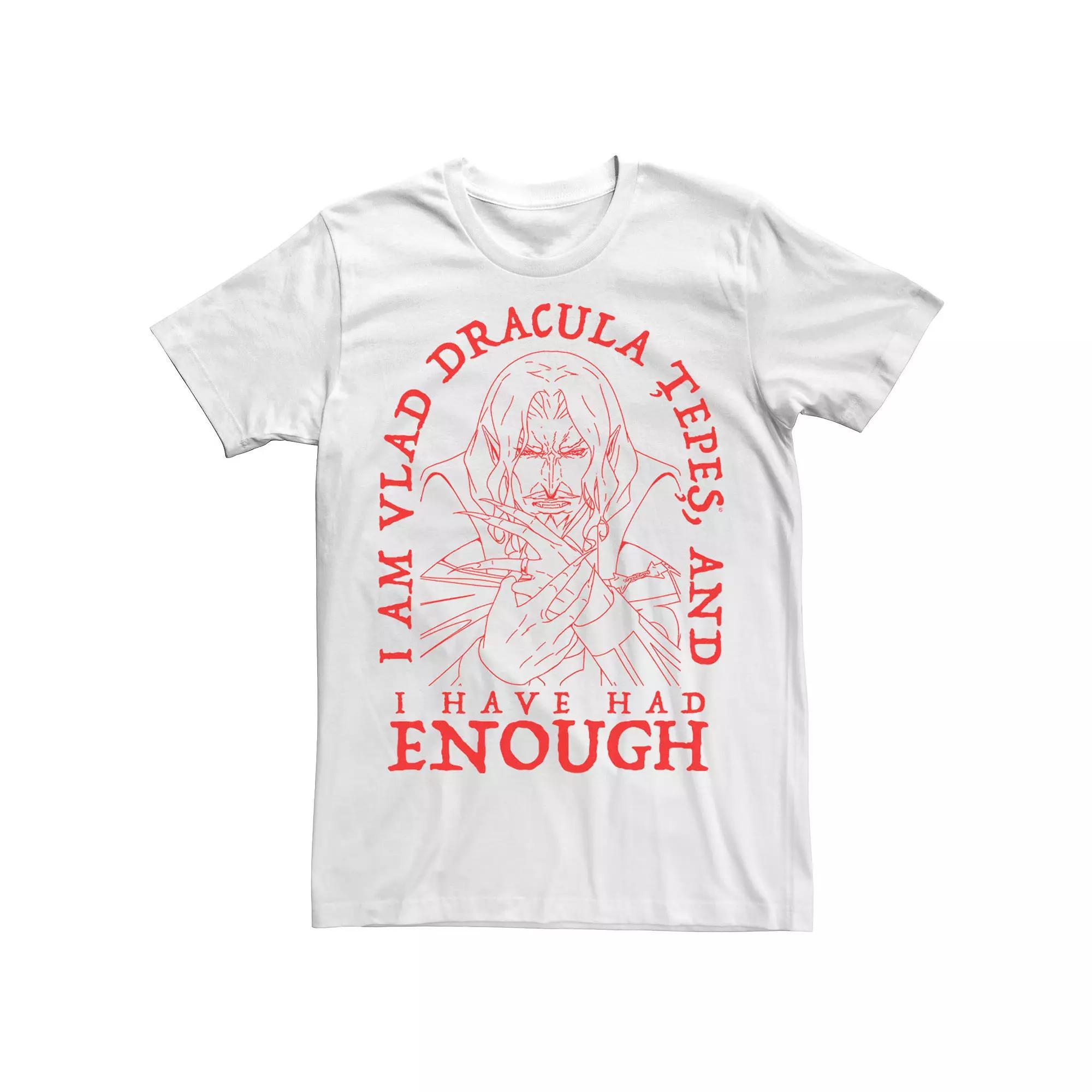 Men's Netflix Castlevania I Am Dracula And I Have Had Enough Tee,  Product Image